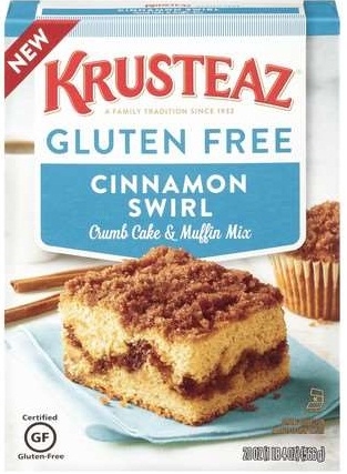 Krusteaz Gluten Free Cinnamon Crumb Cake Mix, 20 Ounce -- 8 Per Case