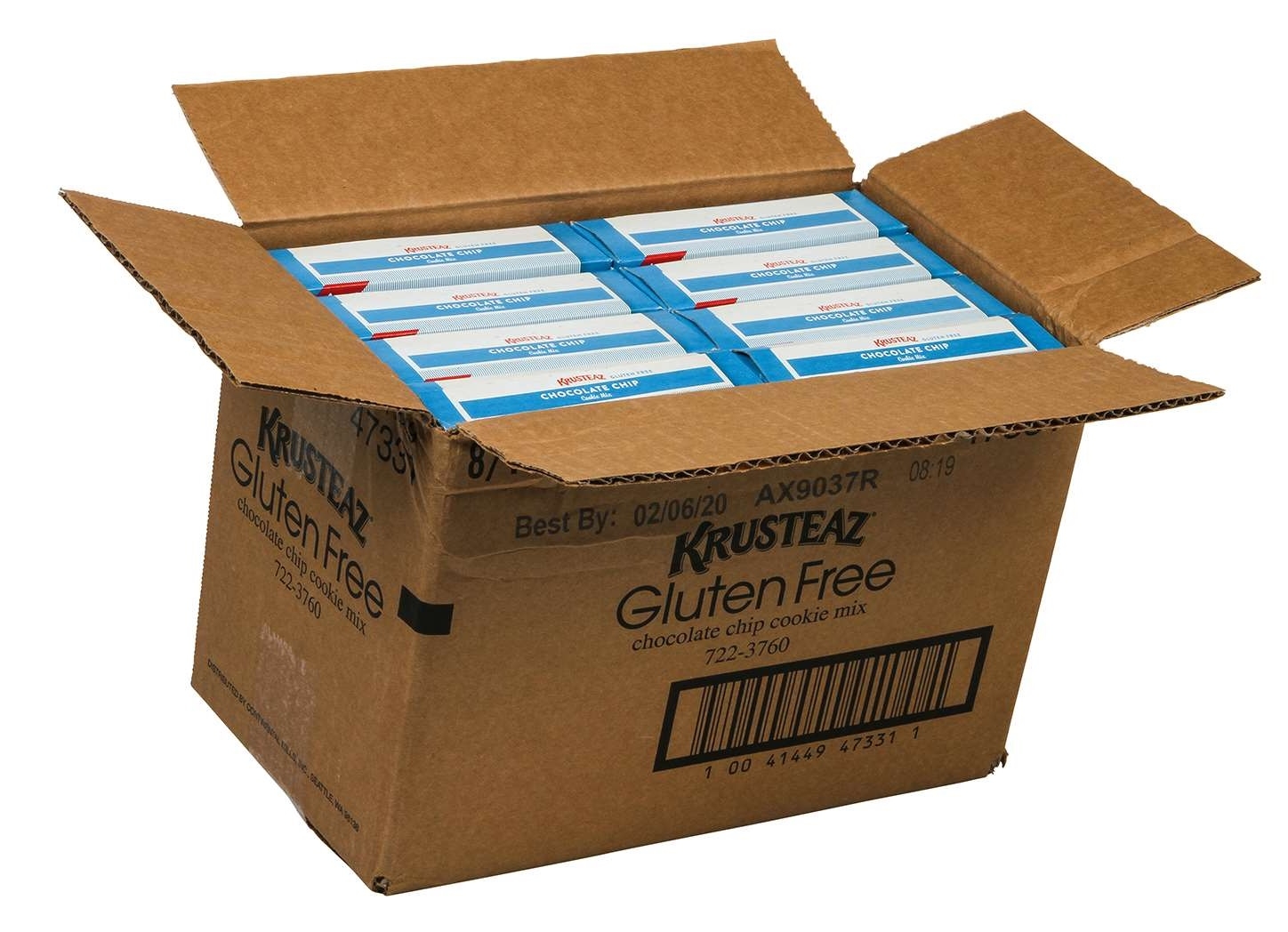 Krusteaz Gluten Free Chocolate Chip Cookie Mix, 18 Ounce -- 8 per case