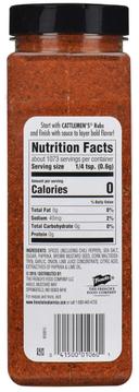 Cattlemens Chili Lime Rub, 22.75 Ounce -- 6 per case