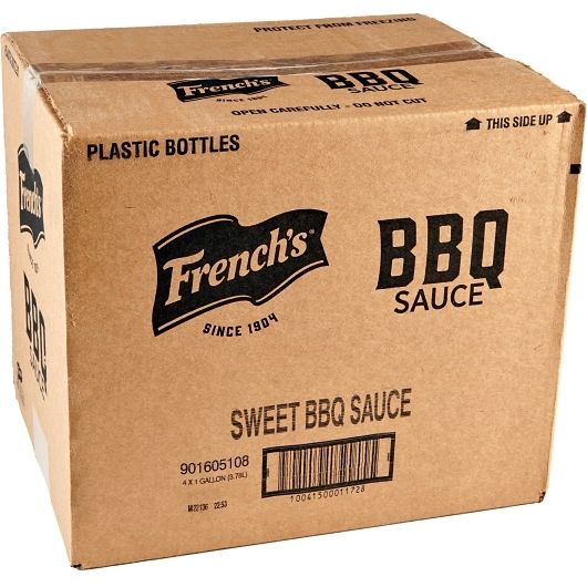 French's Sweet Barbecue Sauce, 1 Gallon -- 4 Per Case