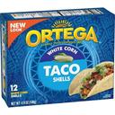 Ortega White Corn Taco Shells, 4.9 Ounce -- 6 per case