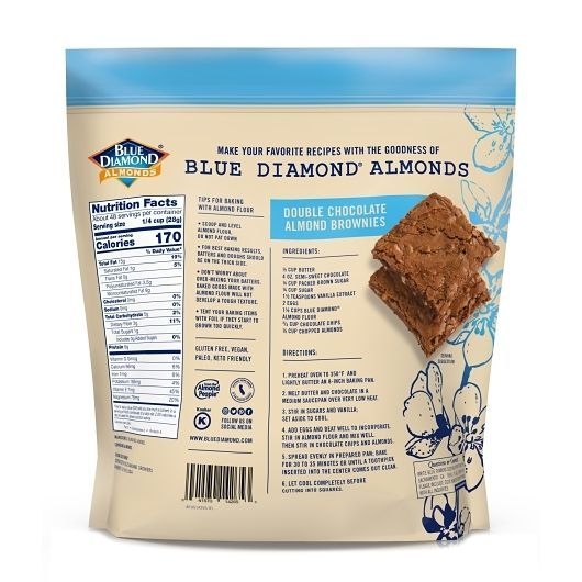 Blue Diamond Almond Flour, 3 Pound -- 8 per case