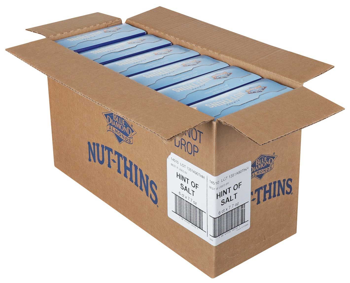 Nut-thins Hint Of Sea Salt Rice Cracker With Almonds, 7.7 Ounce -- 6 Per Case