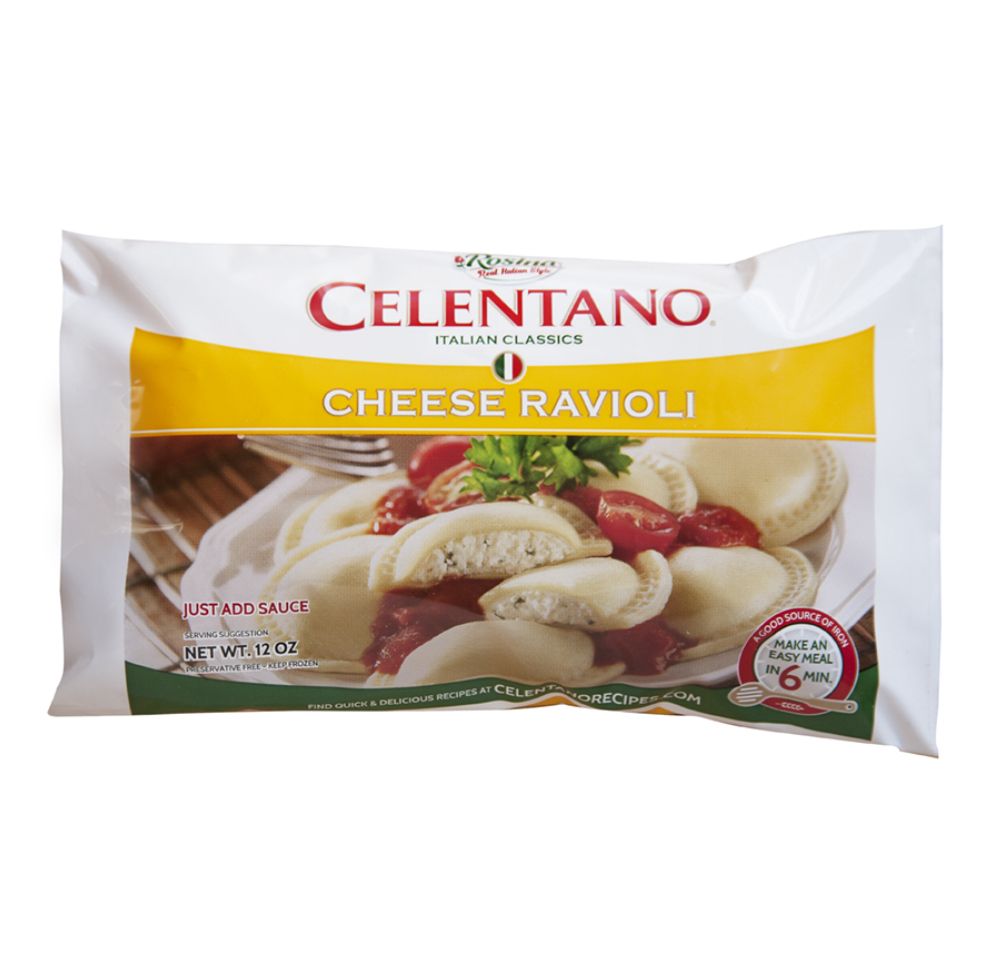 Celentano Pre Cooked Large Round Cheese Ravioli Pasta, 12 Ounce -- 18 Per Case
