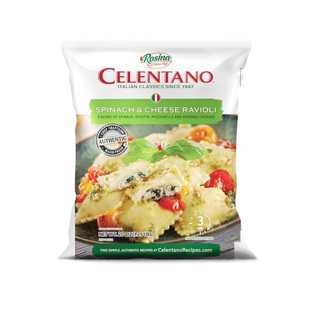 Celentano Spinach and Cheese Ravioli, 20 Ounce -- 12 per case