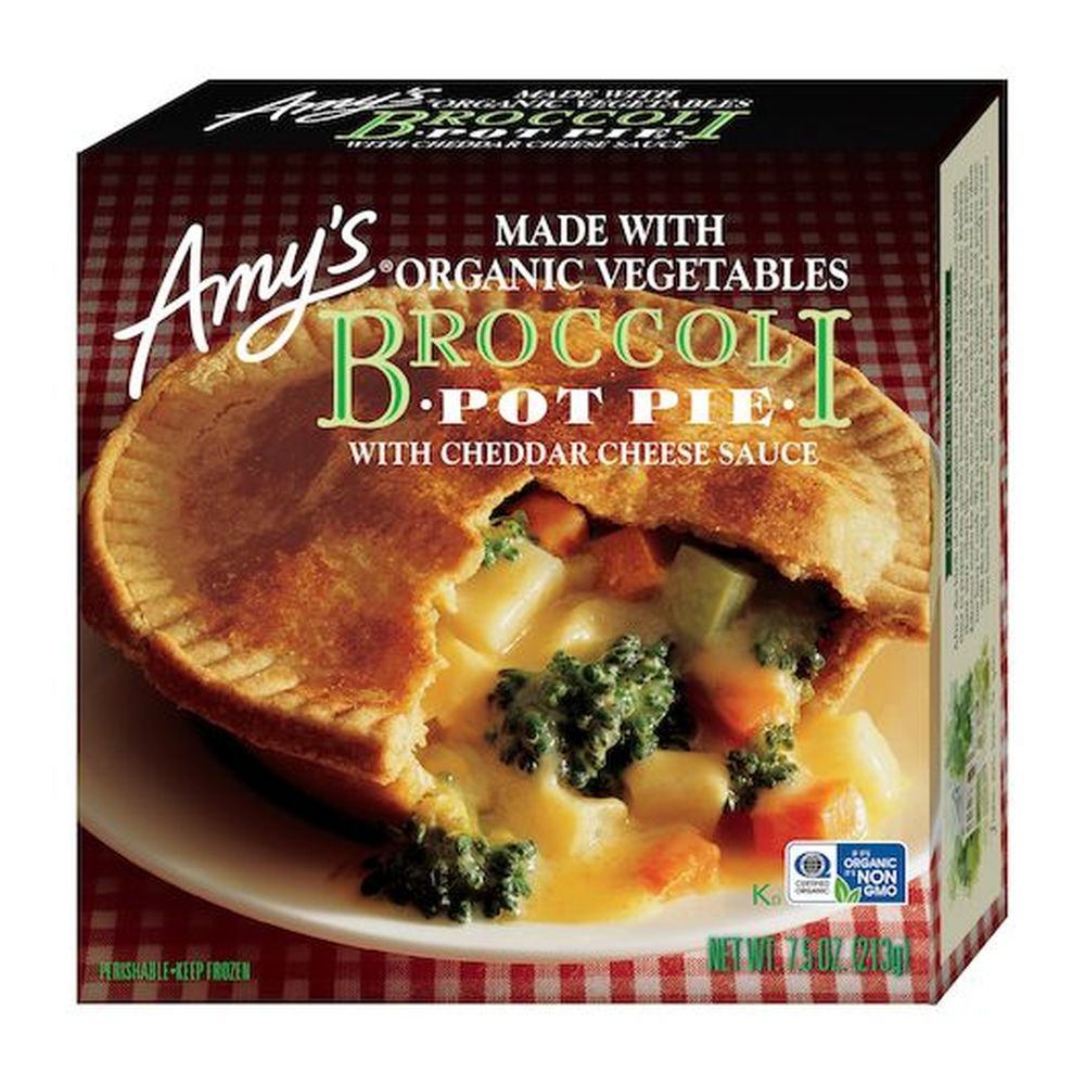 Amy's Broccoli Pot Pie, 7.5 Ounce -- 12 Per Case