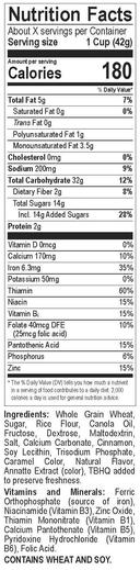 Malt O Meal Cinnamon Toasters Cereal, 33 Ounce -- 8 per case