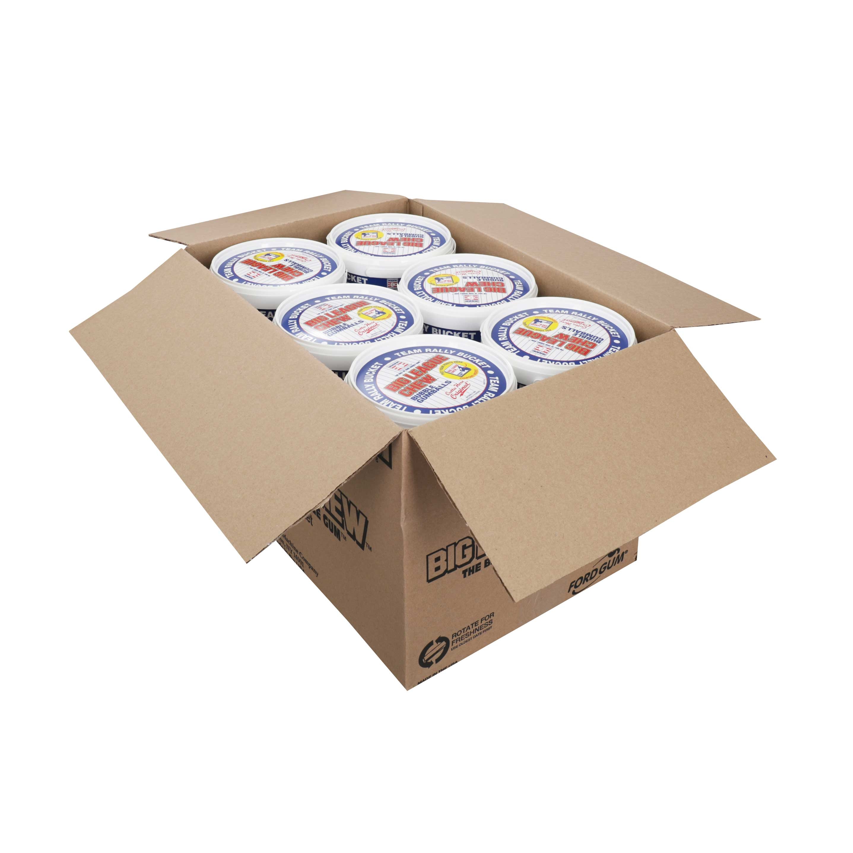 Big League Chew Original Bubble Gumballs, 14.1 Ounce - 80 per pack -- 12 packs per case.