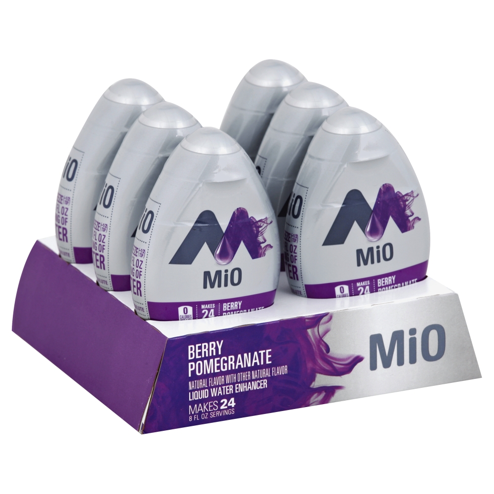 Mio Berry Pomegranate Liquid Water Enhancer, 1.62 Fluid Ounce Bottle -- 12 per case.