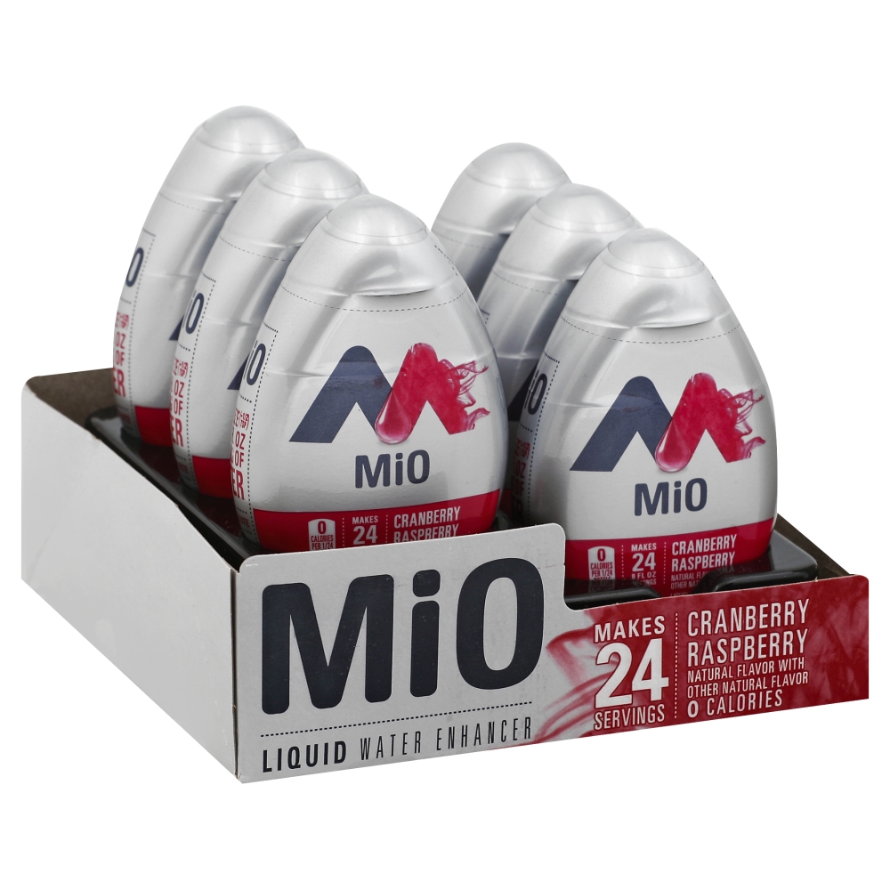Mio Cranberry Raspberry Liquid Water Enhancer, 1.62 Fluid Ounce -- 12 per case.