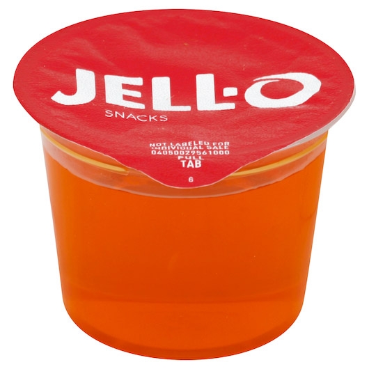Jello Ready To Eat Orange Gelatin Snacks, 13.5 Ounce -- 6 per case.