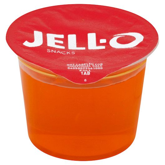 Jell-o Ready To Eat Orange Gelatin Snacks, 13.5 Ounce -- 6 Per Case