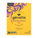 Gevalia Kaffee Dark Royal Roast K-Cup Coffee Pod, 24 count -- 4 per case