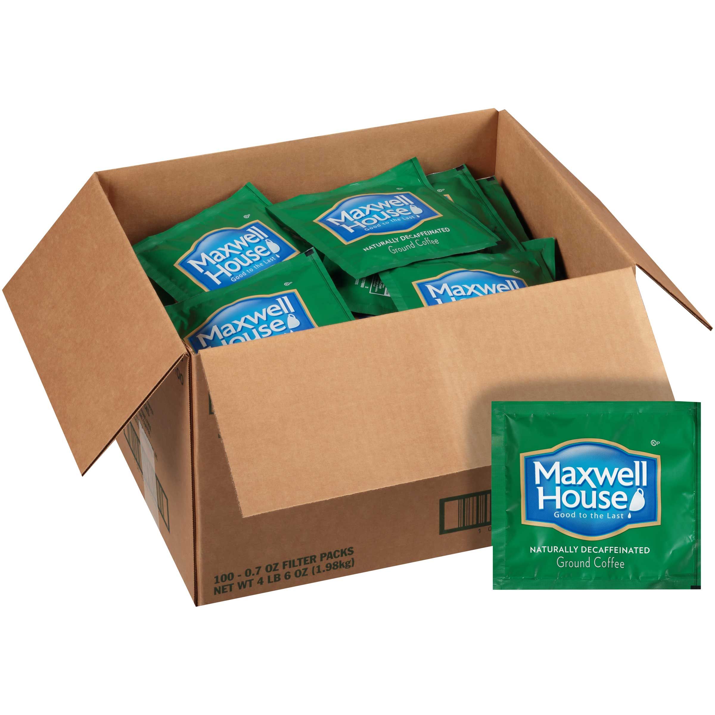 Maxwell House Decaffeinated Coffee, 0.7 Ounce -- 100 Per Case