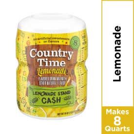 Country Time Lemonade Drink Mix, 19 Ounce -- 12 Per Case