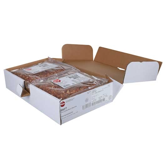 Swift Ready To Serve 1/4 inch Fully Cooked Bacon Bits, 5 Pound -- 2 per case