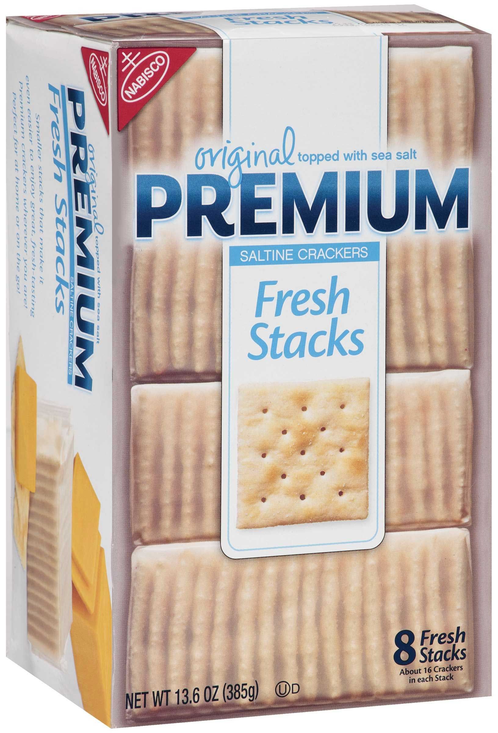 Premium Original Fresh Stacks Saltine Cracker, 13.6 Ounce -- 6 Per Case