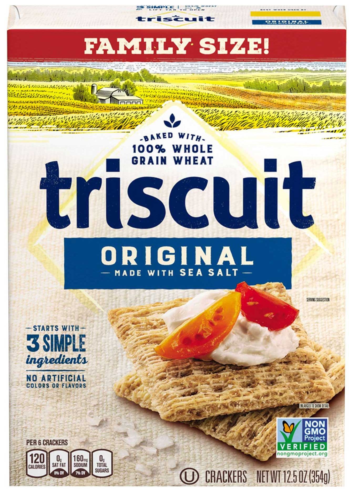 Triscuit Original Cracker, 12.5 Ounce -- 12 per case.