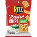 Ritz Sour Cream and Onion Toasted Chips, 2.5 Ounce - 12 per case