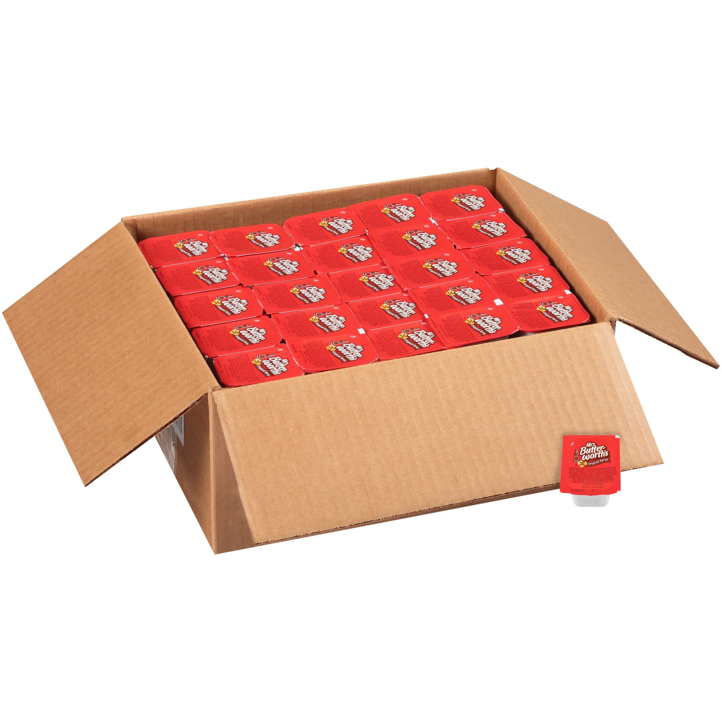 Portion Pack Mrs. Butterworth Syrup, 1.5 Ounce -- 100 Per Case