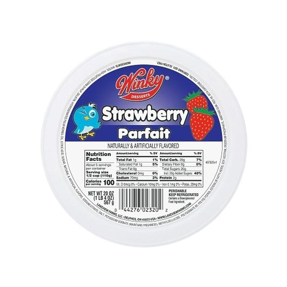 Winky Strawberry Ring Parfait Fruit Salad, 20 Ounce -- 6 Per Case