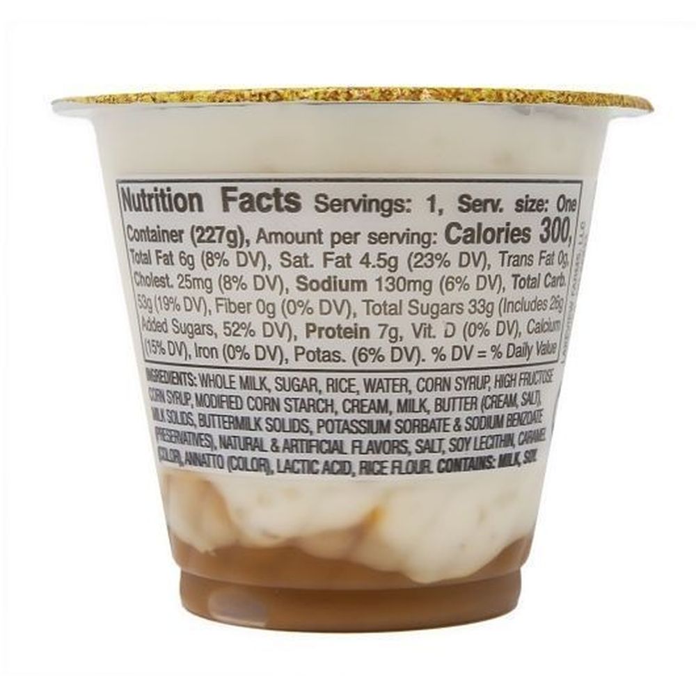 Senor Rico Rice Pudding with Caramel, 8 Ounce -- 6 per case