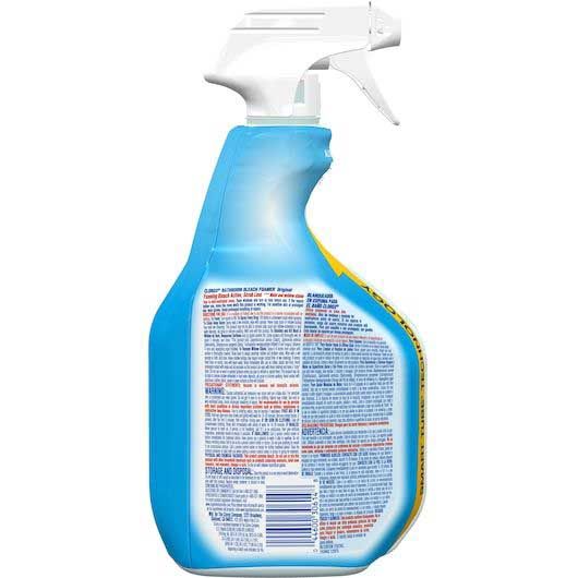 Clorox Bleach Foamer Bathroom Spray, 30 Fluid Ounce -- 9 Per Case