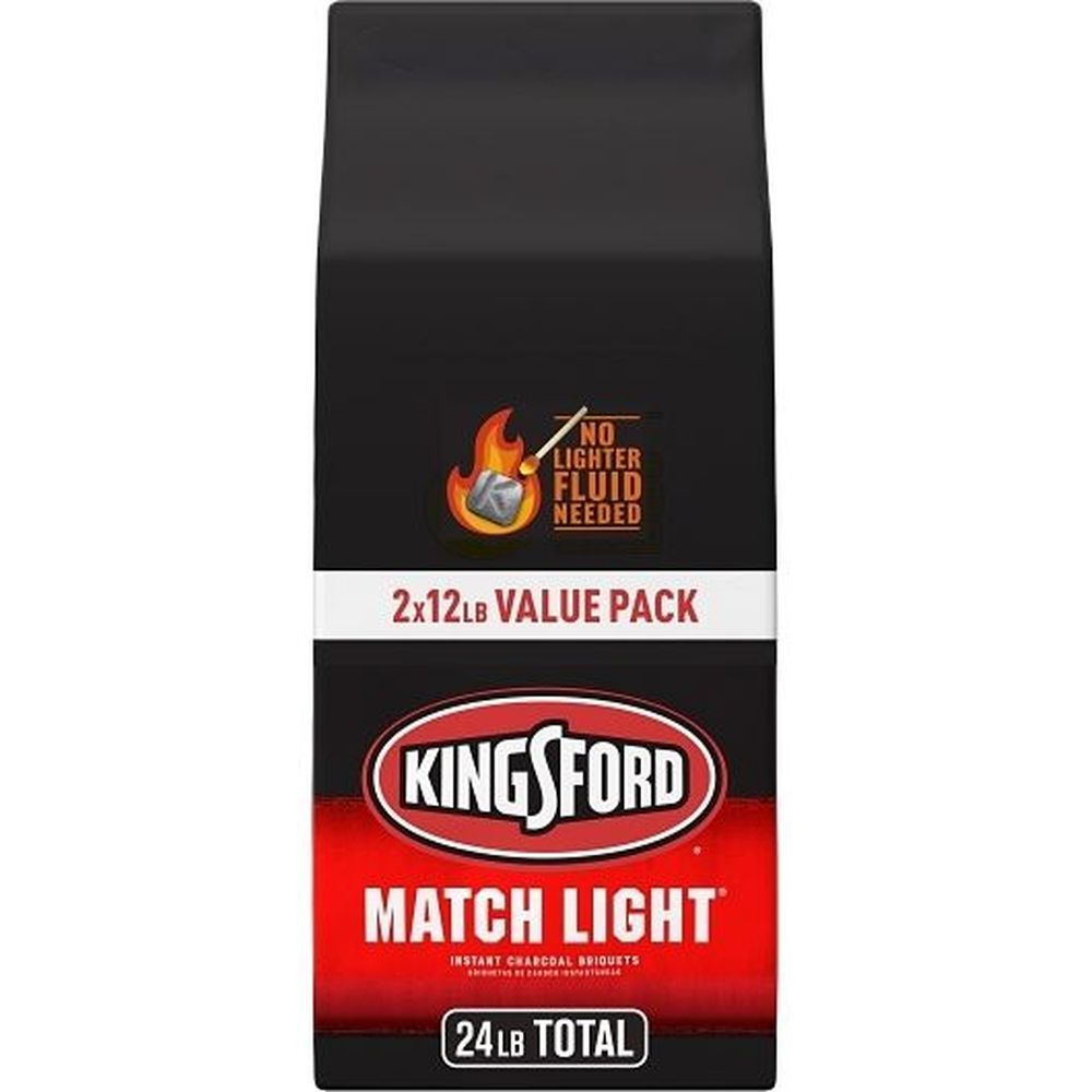 Kingsford Match Light Instant Charcoal Briquettes, 24 Pound