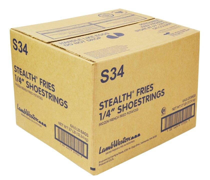 Lamb Weston Stealth Shoestring Fries – 4 X 2.5kg Bags, Frozen, For Catering