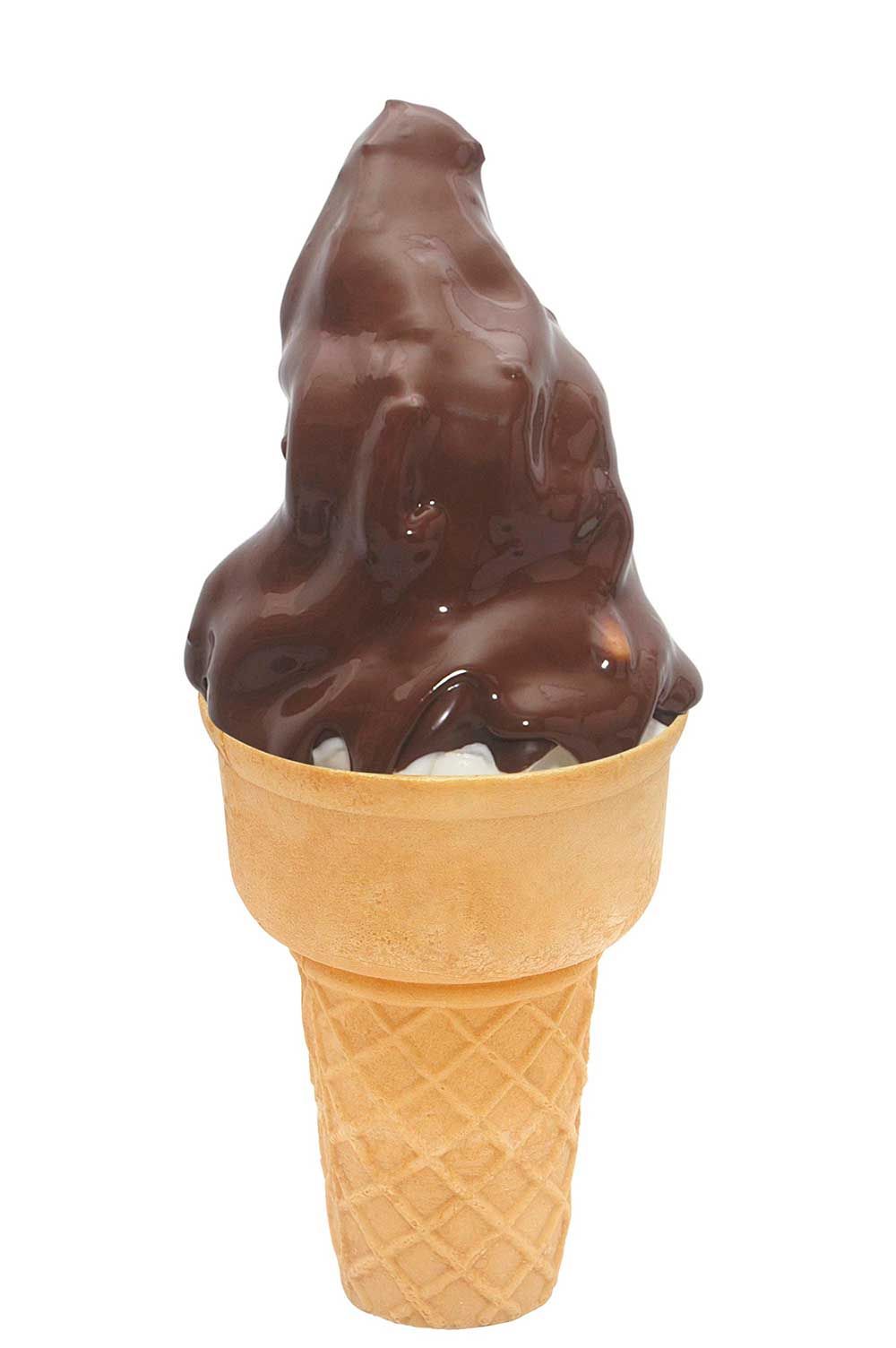 Lyons Chocolate Flavored Cone Dip, No. 10 Can -- 6 Per Case