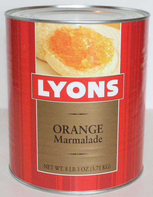 Lyons Orange Marmalade, No. 10 Can -- 6 Per Case