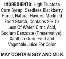 Lyons Blackberry Designer Dessert Sauce, 16 Ounce -- 12 per case