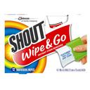 Shout Instant Stain Remover Wipes - 12 count per pack -- 12 packs per case