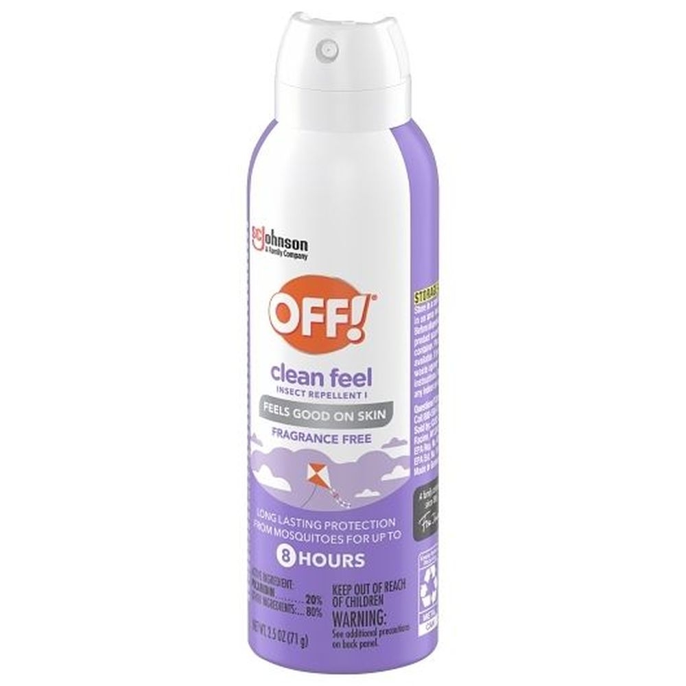 Off Clean Feel Fragrance Free Insect Repellent, 2.5 Ounce -- 12 per case