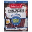 Bridgford 5 Ounce Original Recipe Smokehouse Sausage Sticks, 24 count