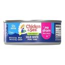 Chicken Of The Sea Wild Caught Low Sodium Solid White Pure Tuna, 4 Ounce -- 24 per case