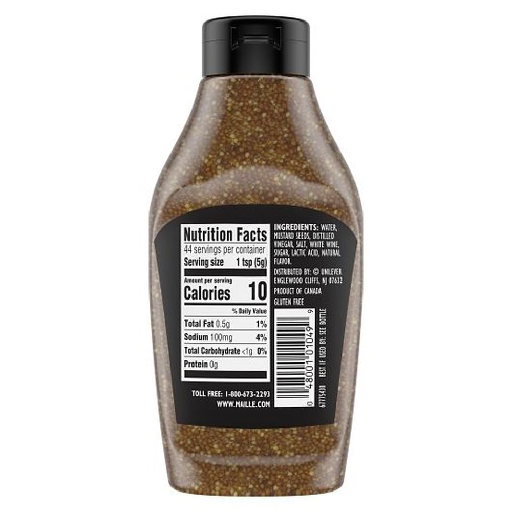 Maille Old Style Mustard, 8.5 Ounce Squeeze Bottle -- 6 per case