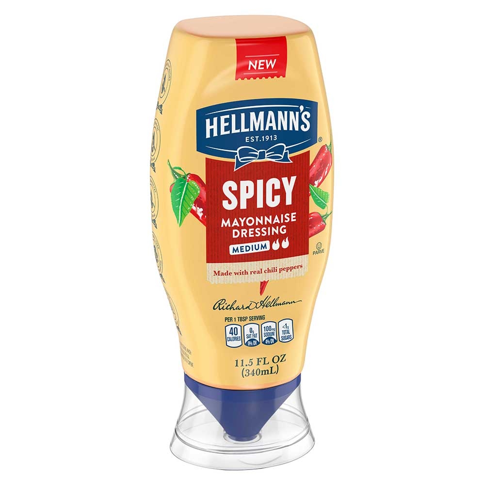 Hellmann's Spicy Mayonnaise, 11.5 Ounce -- 12 per case