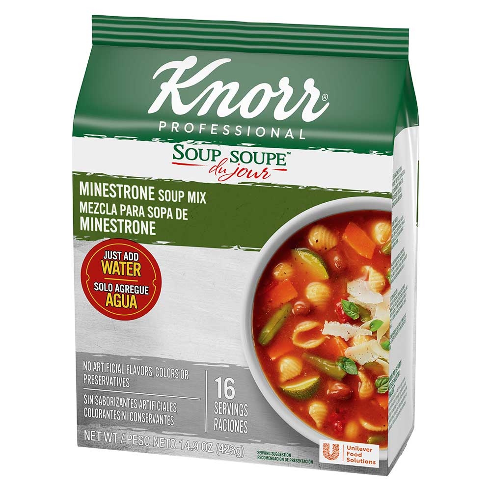 Knorr Professional Soup du Jour Minestrone Soup Mix, 14.9 Ounce