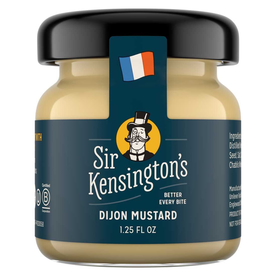 Sir Kensington's Dijon Mustard Room Service Jar, 1.25 Ounce -- 72 Per Case