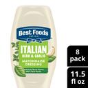 Best Foods Italian Herb and Garlic Mayonnaise Dressing, 11.5 Ounce -- 8 per case