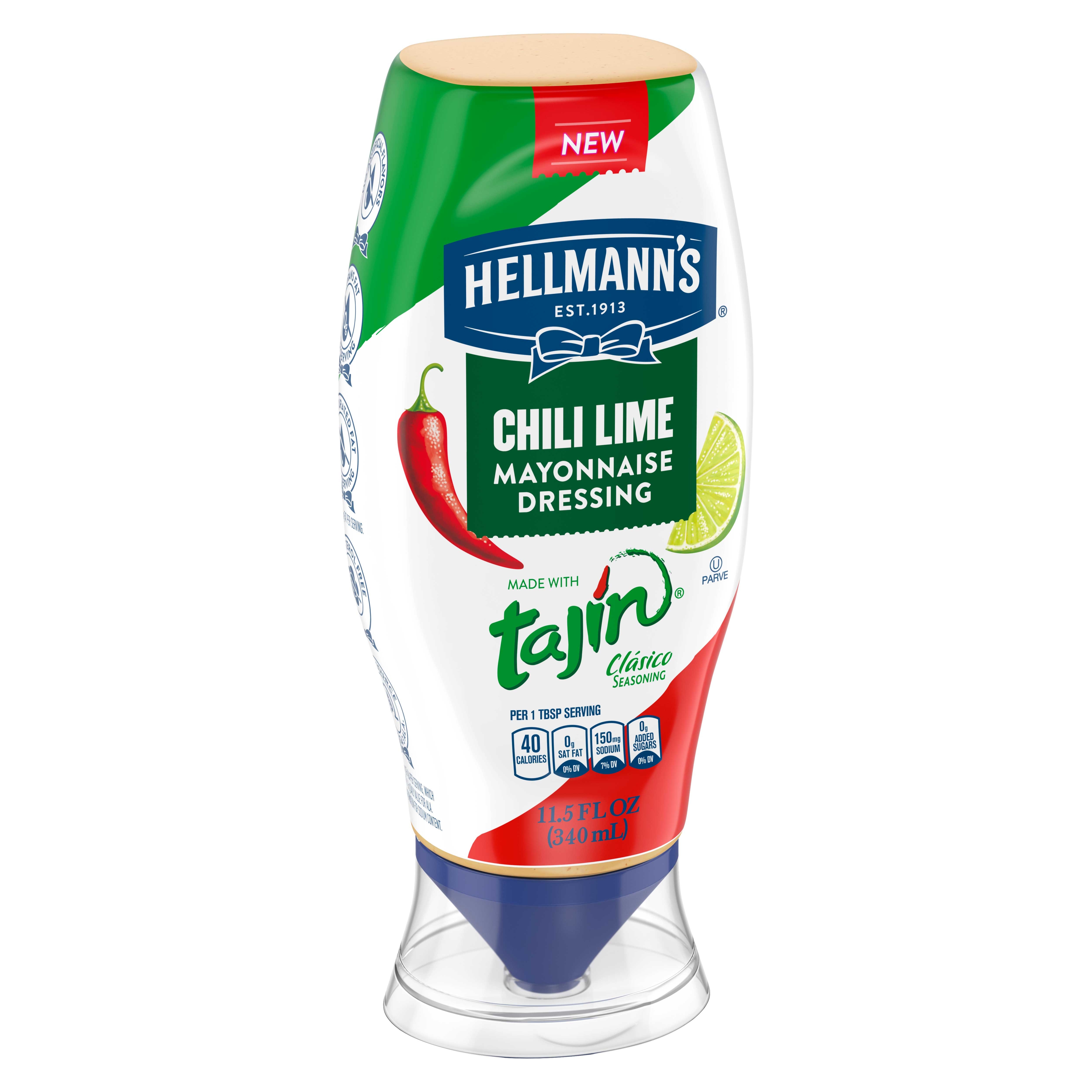 Hellmann's Chili Lime Tajin Mayonnaise, 11.5 Ounce