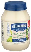 Hellmann's Plant Based Mayonnaise Jar, 30 Ounce