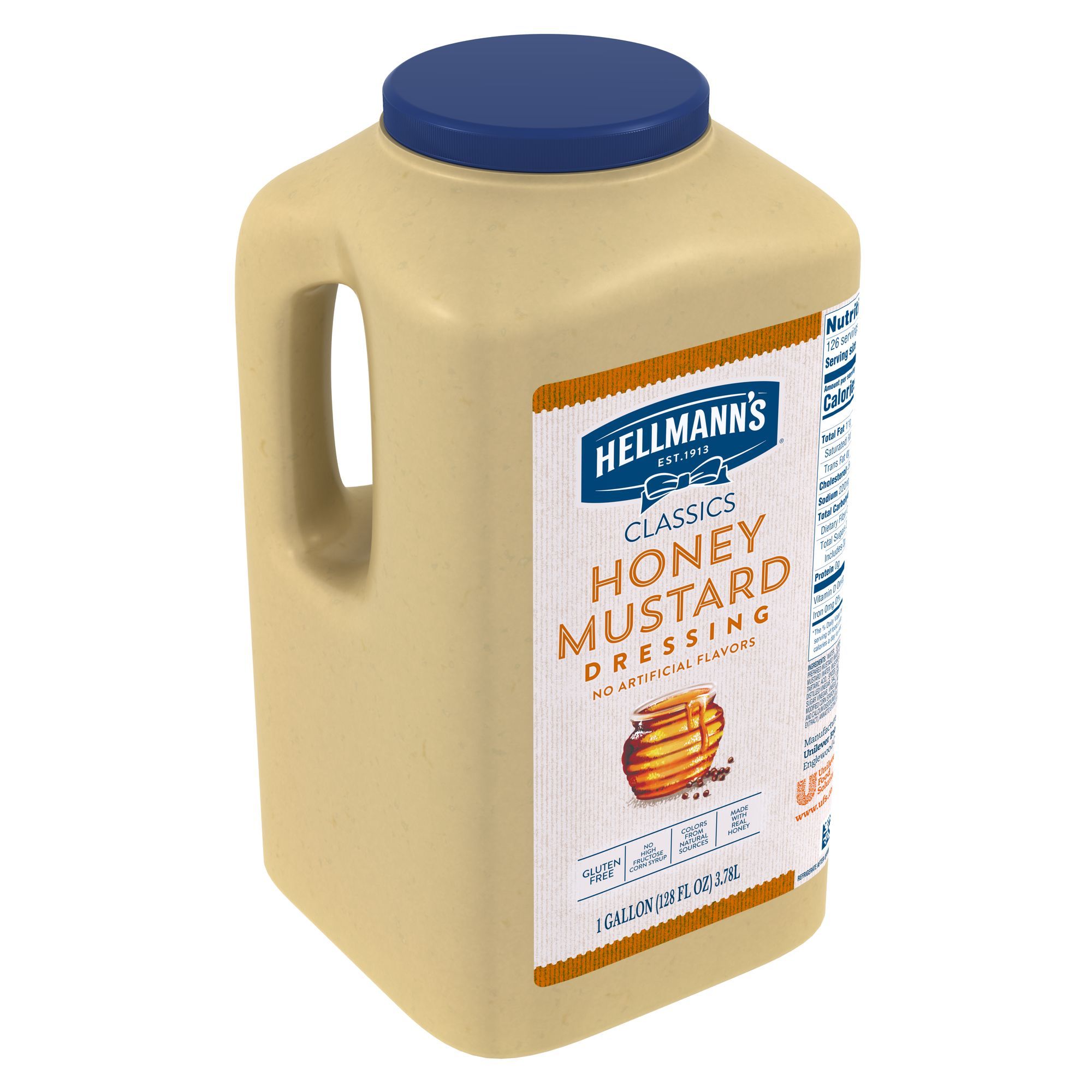 Hellmann's Classics Honey Mustard Salad Dressing Jug, 1 Gallon -- 1 Each