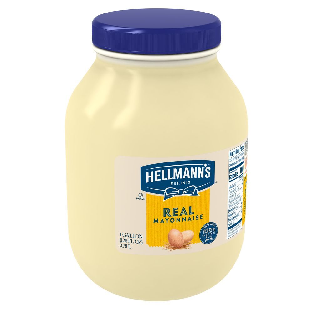 Hellmann's Real Mayonnaise Jar, 1 Gallon -- 4 Per Case