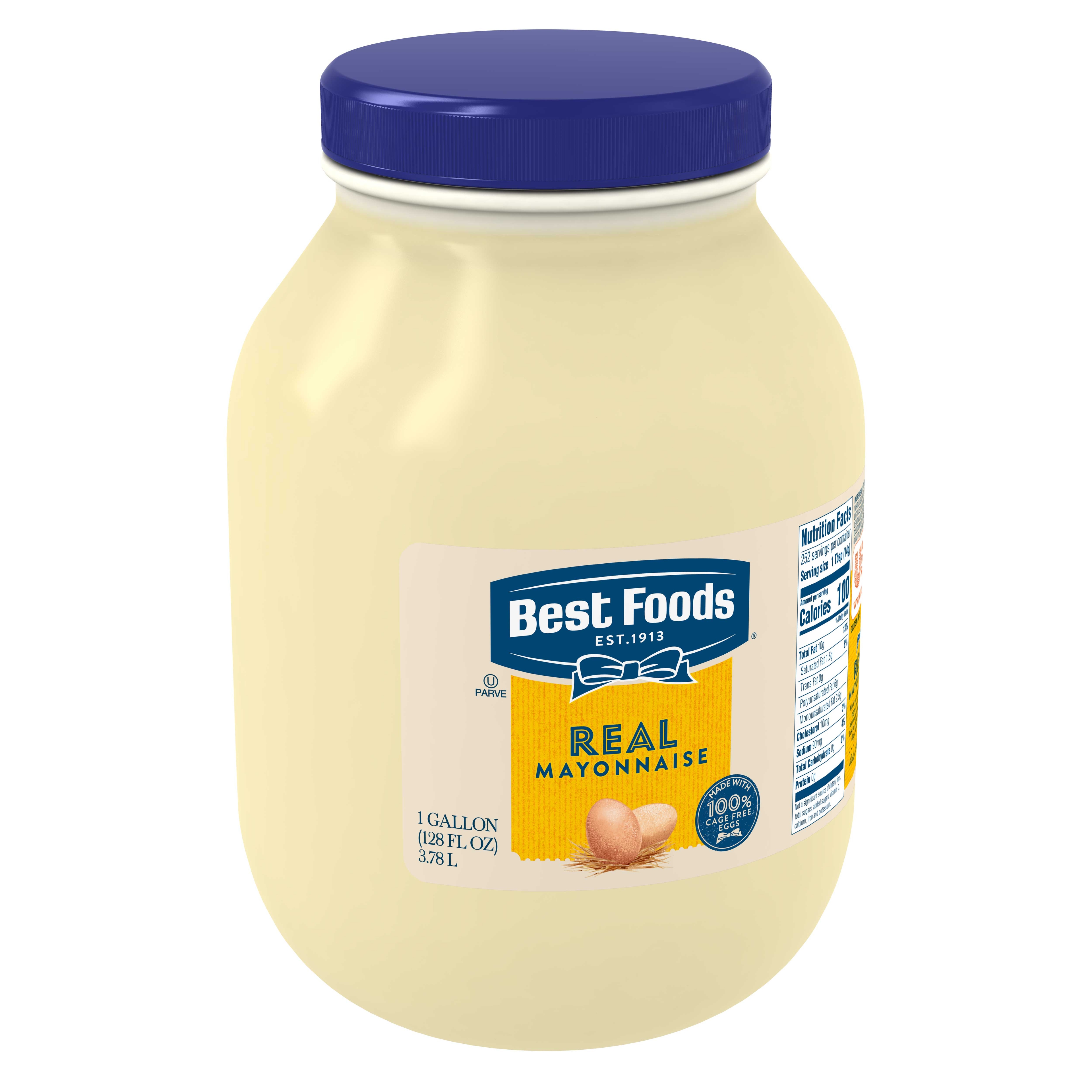 Best Foods Real Mayonnaise, 1 Gallon -- 4 per case