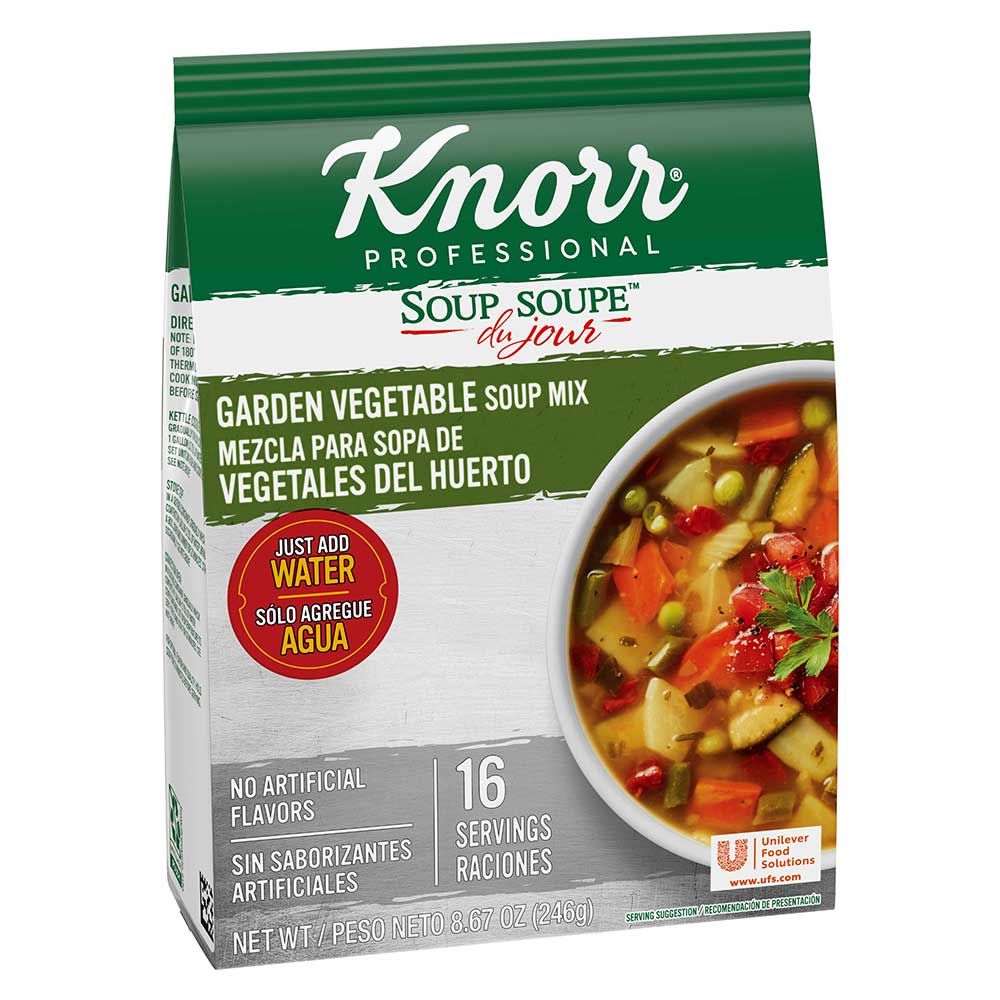 Knorr Professional Soup Du Jour Garden Vegetable Soup Mix, 8.7 Ounce -- 4 Per Case