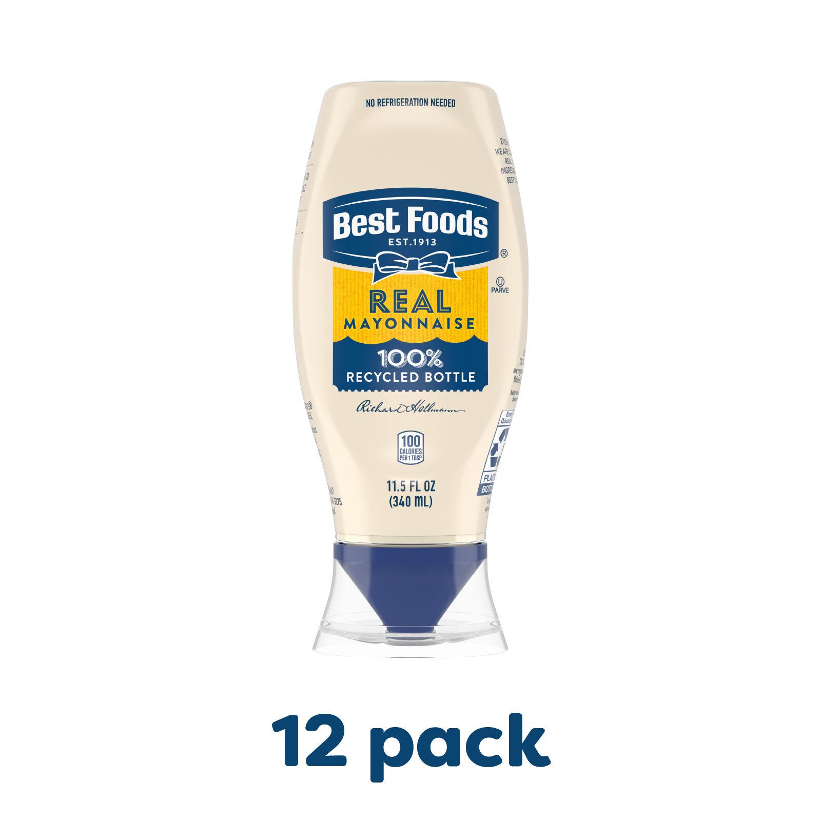 Best Foods Real Mayonnaise Squeeze Bottle, 11.5 Ounce -- 12 Per Case