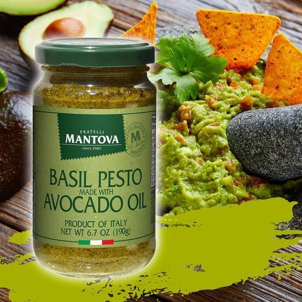 Mantova Basil Pesto with Avocado Oil, 6.7 Ounce -- 6 per case