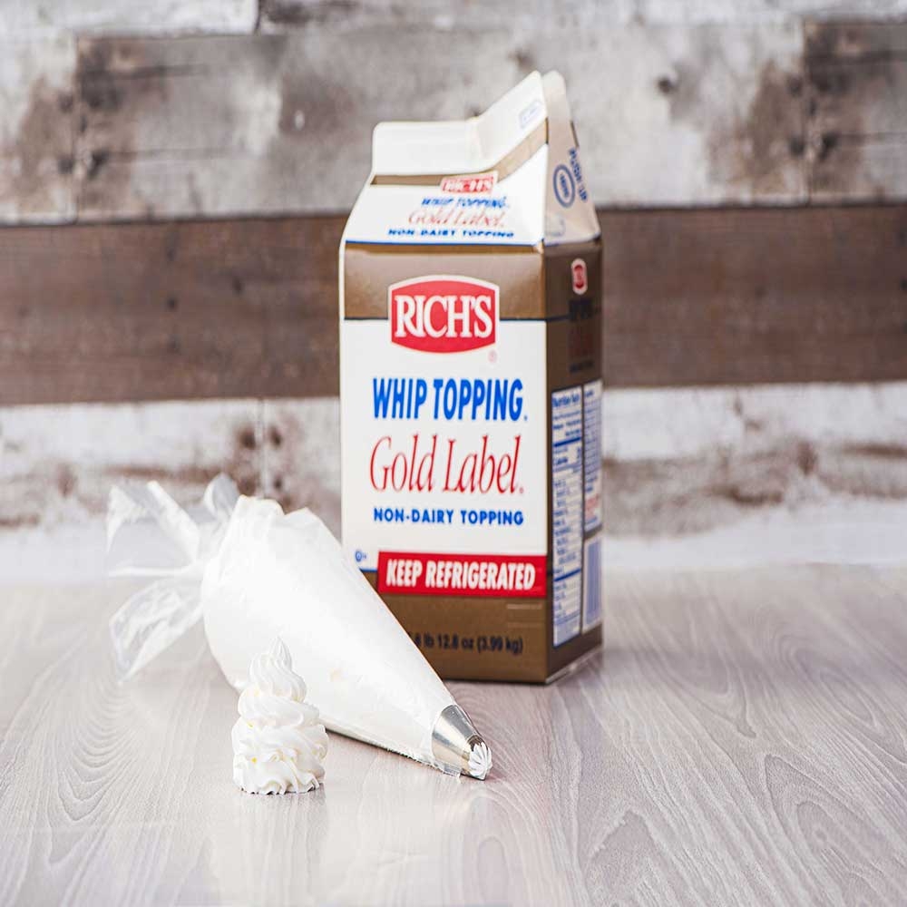Rich Gold Label Non Dairy Whip Topping, 8.8 Pound -- 4 per case.